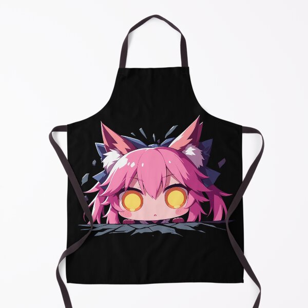 Item preview, Caster Stay Night Tamamo No Mae Fate Grand Order Game Chibi Kawaii Fox Girl Peeking designed and sold by TorbenKuhano.