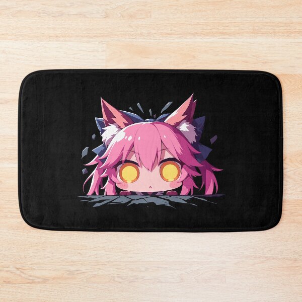 Item preview, Caster Stay Night Tamamo No Mae Fate Grand Order Game Chibi Kawaii Fox Girl Peeking designed and sold by TorbenKuhano.