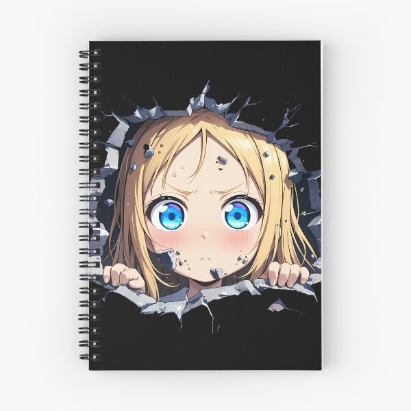 Item preview, Sama Ai Hayasaka Kaguya Sama Love Is War Anime Determined Peeking Cracked Wall designed and sold by TorbenKuhano.