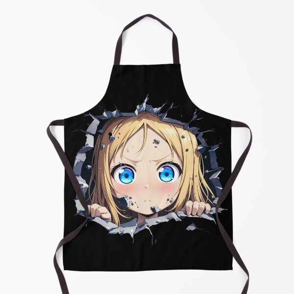 Item preview, Sama Ai Hayasaka Kaguya Sama Love Is War Anime Determined Peeking Cracked Wall designed and sold by TorbenKuhano.