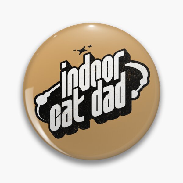 Item preview, indoor cat dad designed and sold by mangopuffstudio.