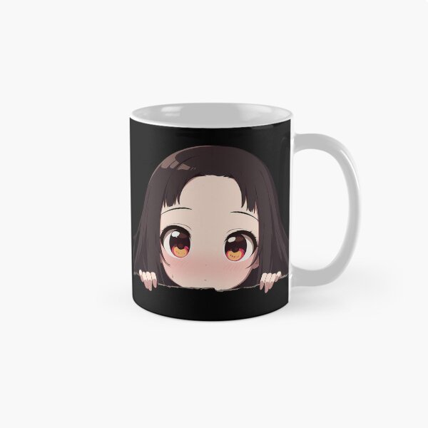 Item preview, Sama Miko Iino Kaguya Sama Love Is War Anime Chibi Kawaii Peeking designed and sold by TorbenKuhano.