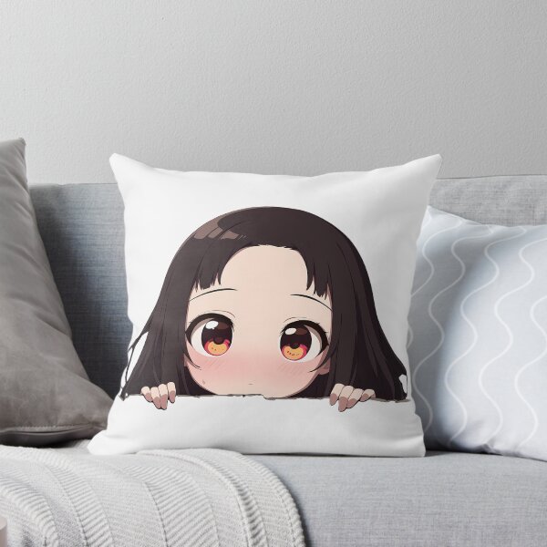 Item preview, Sama Miko Iino Kaguya Sama Love Is War Anime Chibi Kawaii Peeking designed and sold by TorbenKuhano.