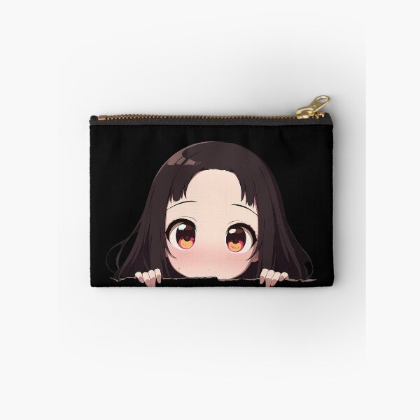 Item preview, Sama Miko Iino Kaguya Sama Love Is War Anime Chibi Kawaii Peeking designed and sold by TorbenKuhano.