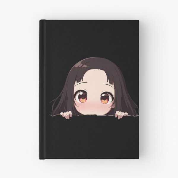 Item preview, Sama Miko Iino Kaguya Sama Love Is War Anime Chibi Kawaii Peeking designed and sold by TorbenKuhano.