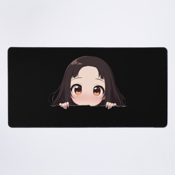 Item preview, Sama Miko Iino Kaguya Sama Love Is War Anime Chibi Kawaii Peeking designed and sold by TorbenKuhano.