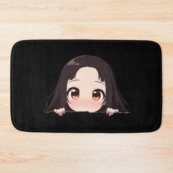 Item preview, Sama Miko Iino Kaguya Sama Love Is War Anime Chibi Kawaii Peeking designed and sold by TorbenKuhano.