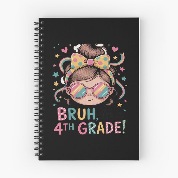 Item preview, Back to School Girl with Bow 4th Grade designed and sold by LeeEvans222.