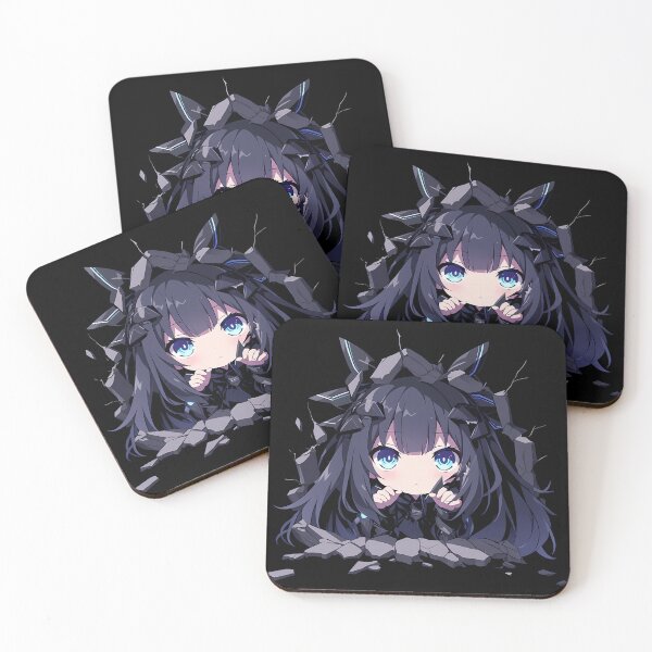 Item preview, Tobiichi Origami Date A Live Anime Chibi Kawaii Peeking Dark Hair designed and sold by TorbenKuhano.