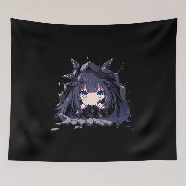 Item preview, Tobiichi Origami Date A Live Anime Chibi Kawaii Peeking Dark Hair designed and sold by TorbenKuhano.