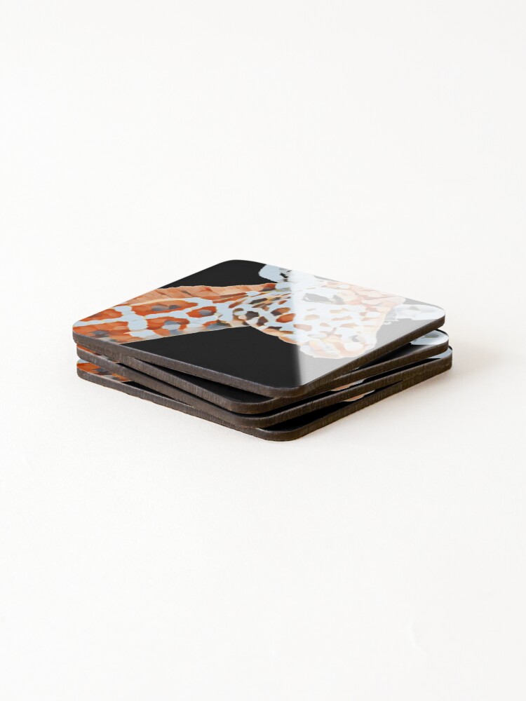 Thumbnail 4 of 5, Coasters (Set of 4), Abstract-Giraffe designed and sold by RileyDaplyn.