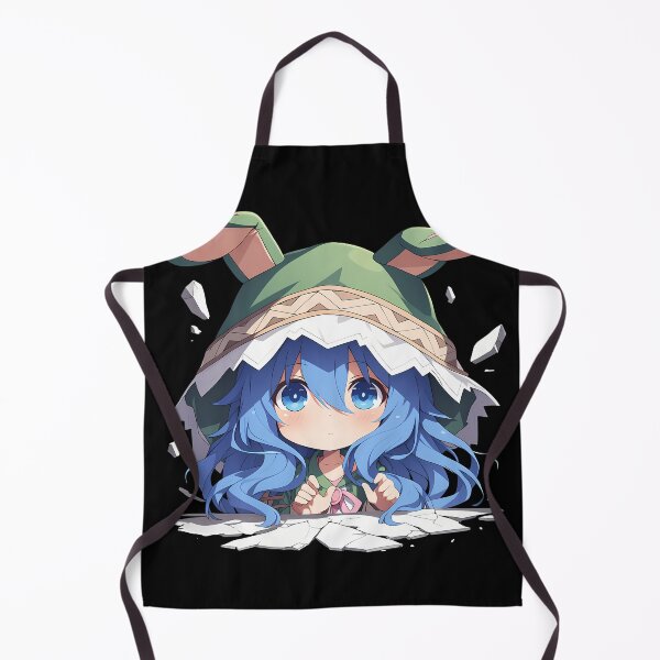 Item preview, Yoshino Himekawa Date A Live Anime Chibi Kawaii Peeking Blue Hair designed and sold by TorbenKuhano.