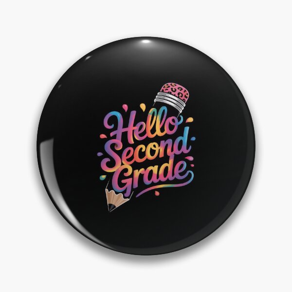 Item preview, Back To School Hello Second 2nd Grade Leopard Tie Dye Pencil designed and sold by LeeEvans222.