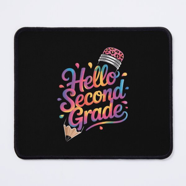 Item preview, Back To School Hello Second 2nd Grade Leopard Tie Dye Pencil designed and sold by LeeEvans222.