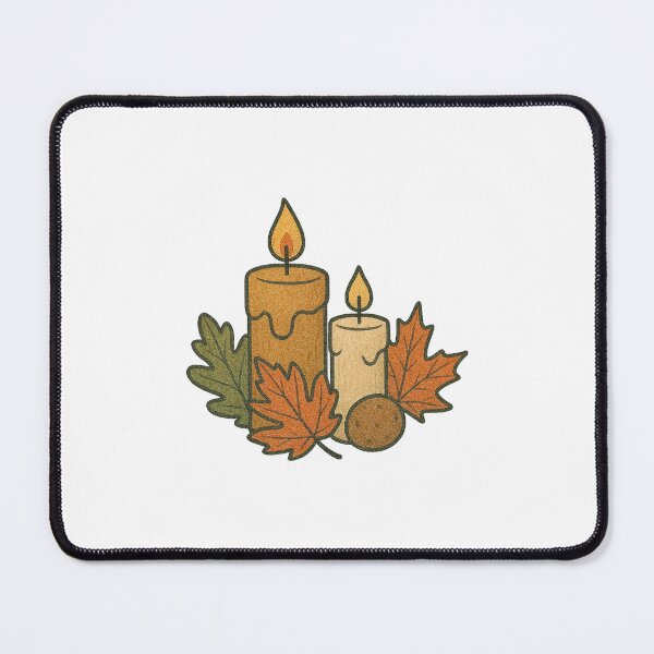 Item preview, Autumn Candle Illustration designed and sold by Vendeloc.