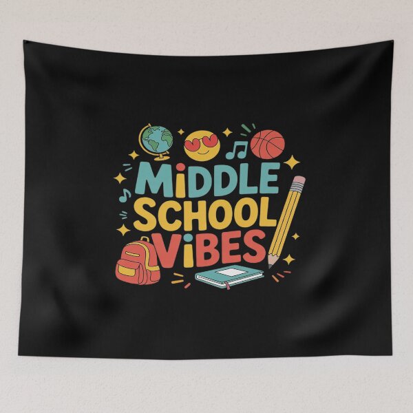 Item preview, Back to School Middle School Vibes Cute Womans First Day designed and sold by LeeEvans222.