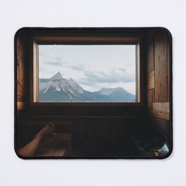 Item preview, Mountain View from Wooden Cabin designed and sold by Naimalsopieces.