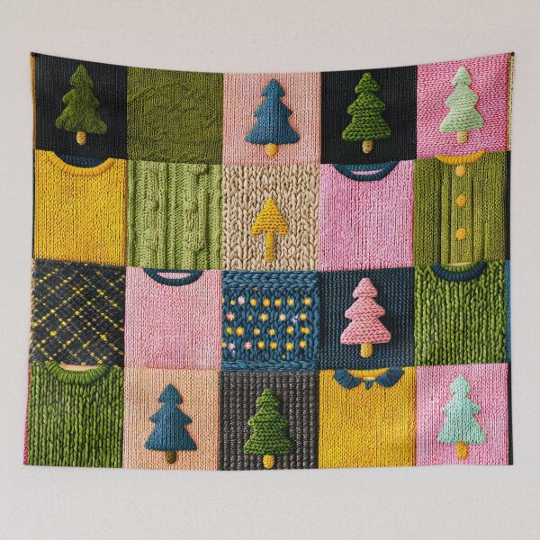 Item preview, Patchwork Christmas Winter designed and sold by scicilysimonee.