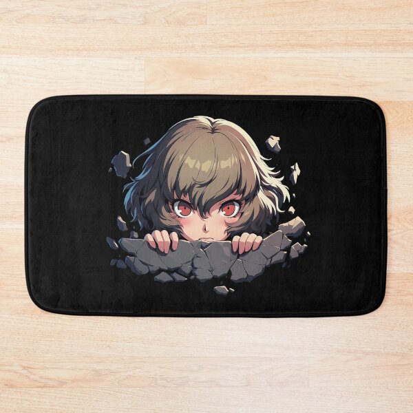 Item preview, Goro Akechi Persona 5 Game Anime Peeking Red Eyes Wall Break designed and sold by TorbenKuhano.