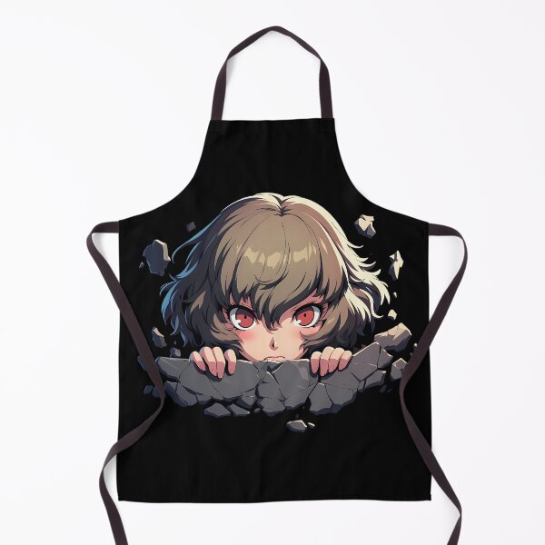 Item preview, Goro Akechi Persona 5 Game Anime Peeking Red Eyes Wall Break designed and sold by TorbenKuhano.