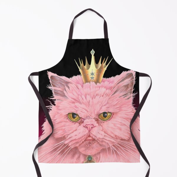 Item preview, Bella — The Pink Persian Cat with Crown | Elegant Royal Cat Art Print designed and sold by Global-Artists.