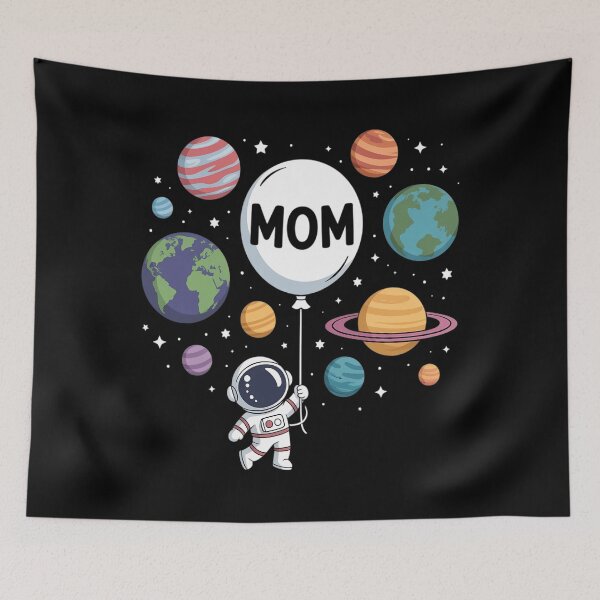 Item preview, Mom of The Birthday Boy Space Astronaut 1st Birthday Family designed and sold by TrinaEspinoza.