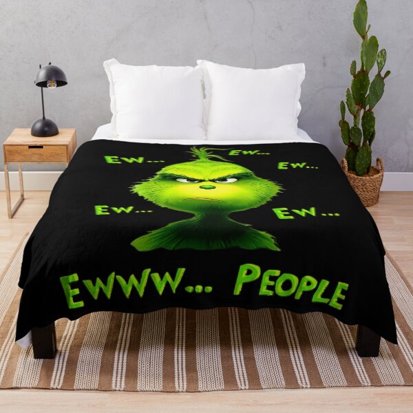 Item preview, Grinch Ew People Funny Christmas Mood designed and sold by Kasey Wolfe.