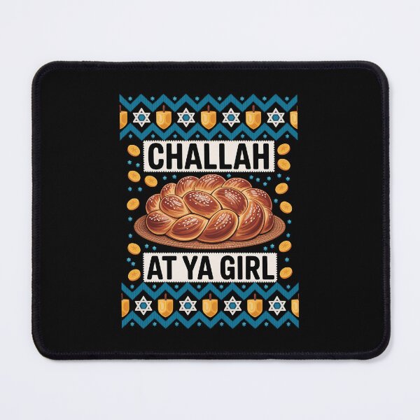 Artikelvorschau, Jüdisches Geschenk Chanukka Challah At Ya Girl Chanukka entworfen und verkauft von PunkNation-Arts.