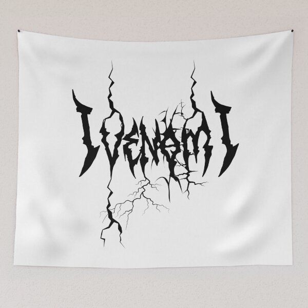Item preview, VENOM Tribal Crack Logo | Dark Streetwear Gym Aesthetic Design - Black Logo designed and sold by Gary-Shop.