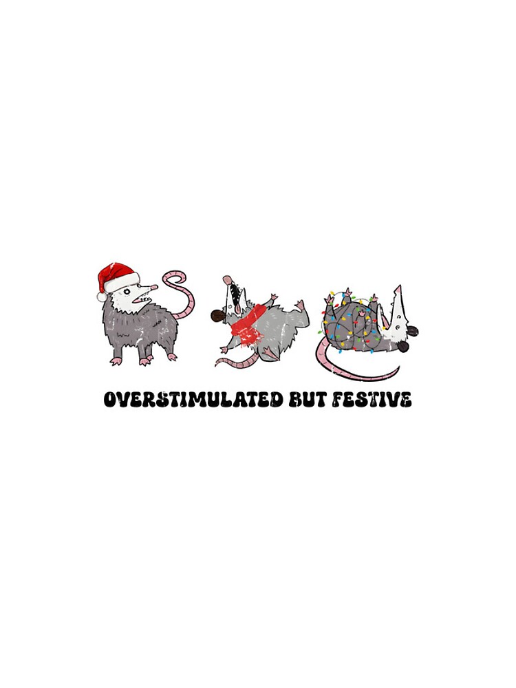 Thumbnail 4 of 4, iPhone Case, Overstimulated But Festive designed and sold by RoderickStout.