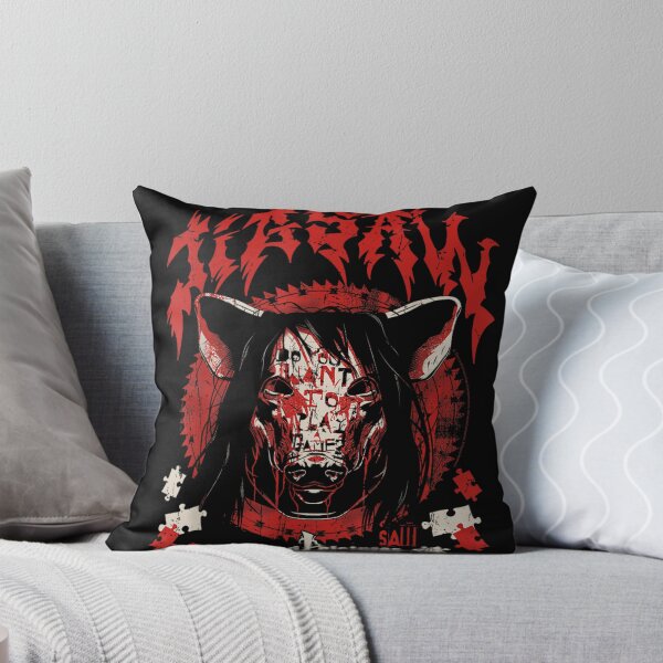 Item preview, Jigsaw Pig Mask Heavy Metal Horror Movie designed and sold by JolinChinn.