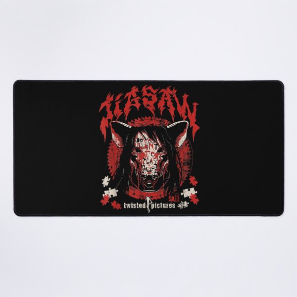 Item preview, Jigsaw Pig Mask Heavy Metal Horror Movie designed and sold by JolinChinn.