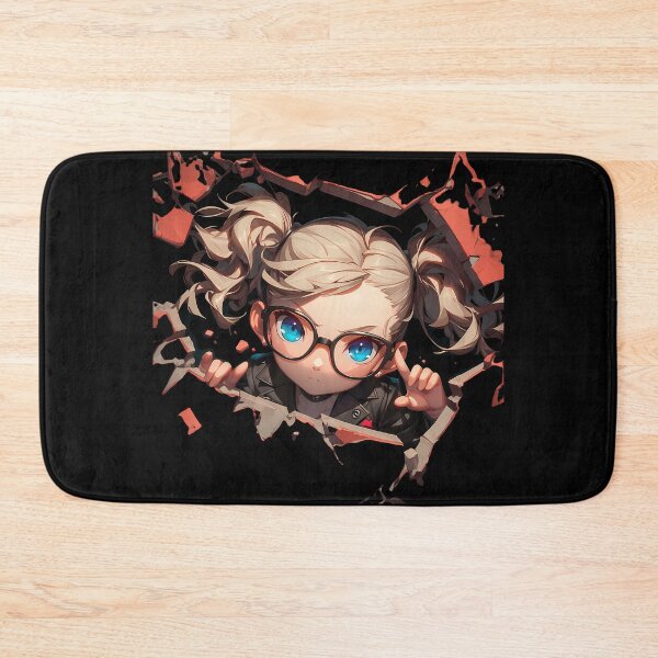Item preview, Justine Caroline Peeking Persona 5 Game Anime Girl Twin Velvet Wardens designed and sold by TorbenKuhano.