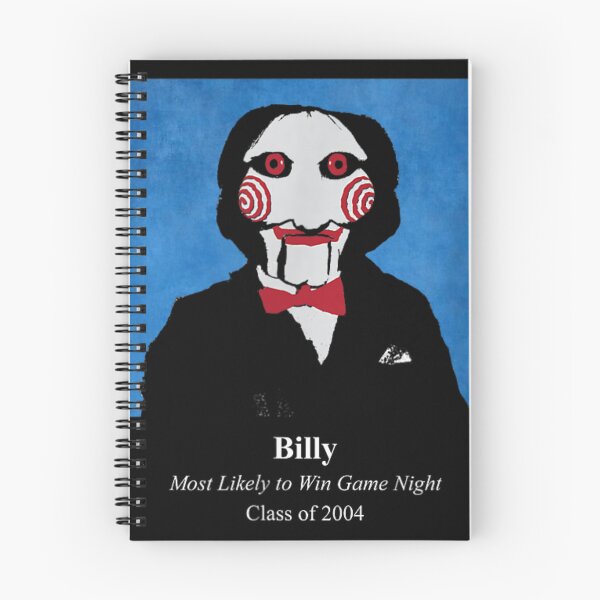 Item preview, Saw Billy Most Likely to Win Game Night Yearbook Horror designed and sold by JolinChinn.