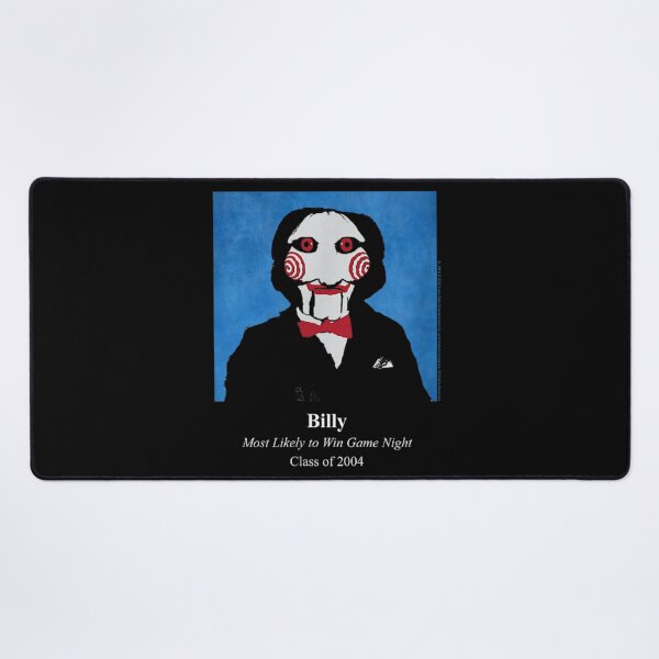 Item preview, Saw Billy Most Likely to Win Game Night Yearbook Horror designed and sold by JolinChinn.