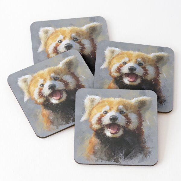 Item preview, Cheerful Red Panda Portrait designed and sold by Savannah Gibbs.