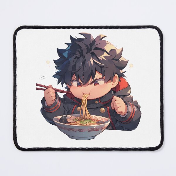 Item preview, end Guren Ichinose Seraph of the End Chibi Boy Slurping Kawaii Ramen Anime designed and sold by Raslbazola.