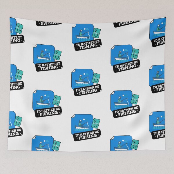 Item preview, I'D RATHER BE FISHING designed and sold by NWCCollections.