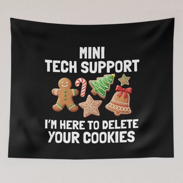 Item preview, Mini Tech Support Here To Delete Your Cookies Christmas designed and sold by thebest-2studio.