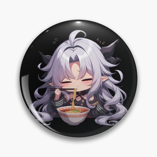 Item preview, Ferid Bathory Seraph of the End Chibi Vampire Eating Kawaii Ramen Anime designed and sold by Raslbazola.