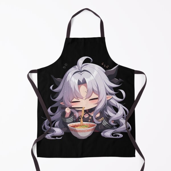 Item preview, Ferid Bathory Seraph of the End Chibi Vampire Eating Kawaii Ramen Anime designed and sold by Raslbazola.