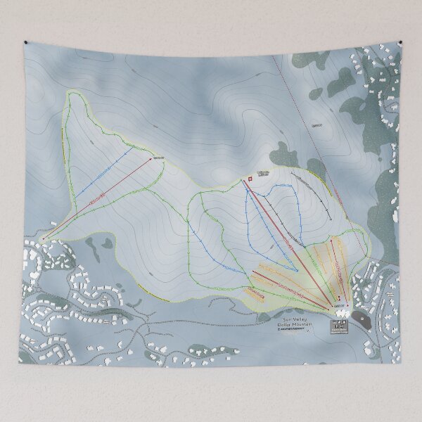 Item preview, Sun Valley Dollar Mountain Trail Map designed and sold by Mapsynergy.