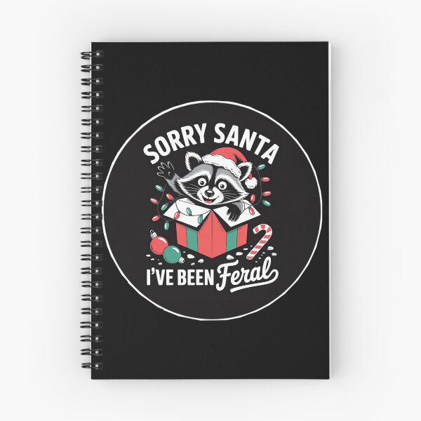 Item preview, Divertido mapache navideño designed and sold by SidTastic .