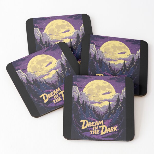 Item preview, Dream in the Dark: Full Moon Forest Night Art Print designed and sold by Tucker-Art.