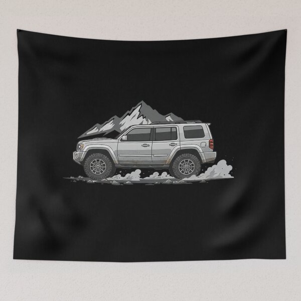 Item preview, Sleek Silver 4x4 Off-Road Vehicle T-Shirt: Detailed Automotive Art designed and sold by nhstaruna.