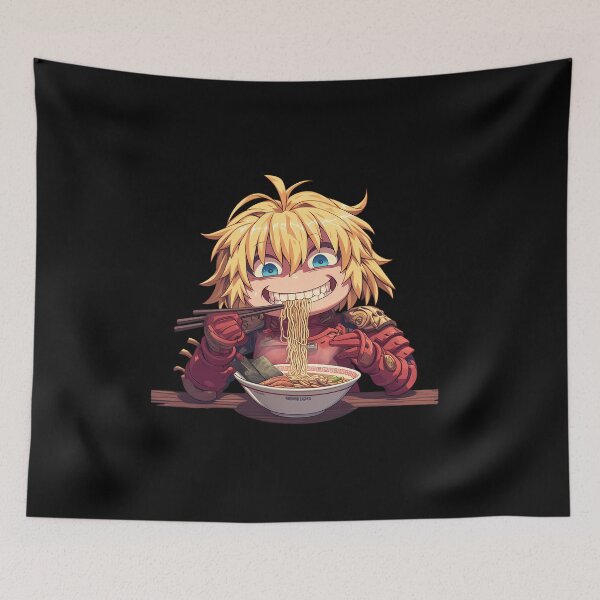 Item preview, Seras Victoria Chibi Kawaii Anime Girl Enjoying Ramen from Hellsing designed and sold by Raslbazola.
