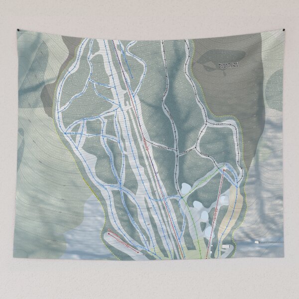 Artikelvorschau, Bigrock Mountain Resort Trail Map entworfen und verkauft von Mapsynergy.