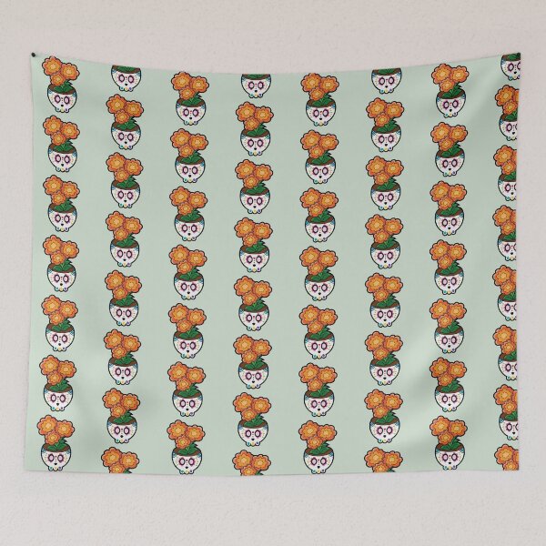 Item preview, Blooming skull designed and sold by LailaCZ.