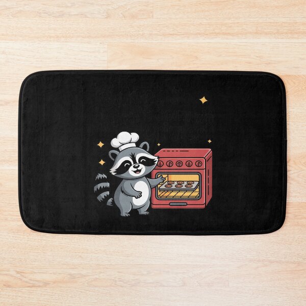 Item preview, Baking So I Don't Commit Crimes Cute & Funny Raccoon Baker designed and sold by JulienAureo.