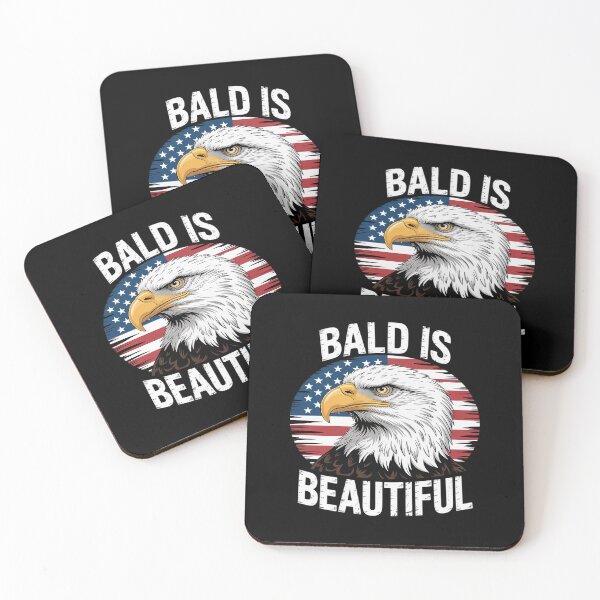 Item preview, Bald Is Beautiful 4th of July Independence Day Bald Eagle designed and sold by JulienAureo.